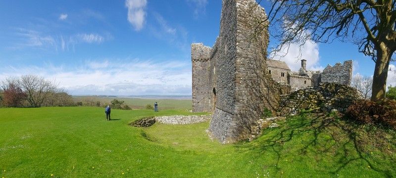 Visiting Weobley Castle